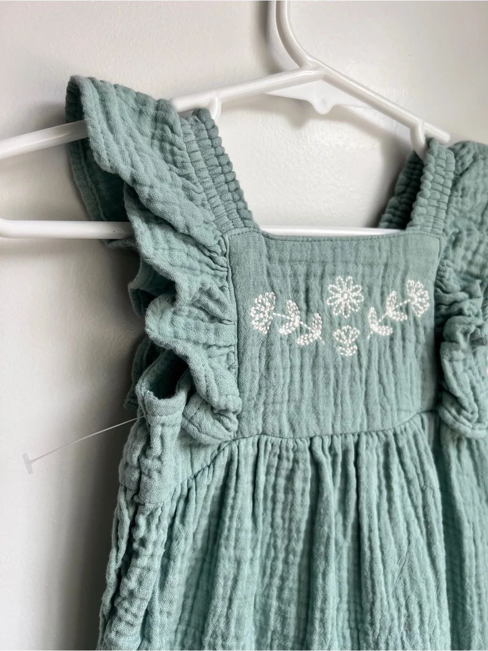 Carter’s Just One You Gauze Ruffle Jumpsuit | 3M Baby Girl Outfit